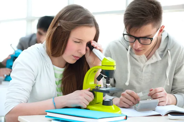 Il concetto di studenti delle scuole superiori Fotografia Stock