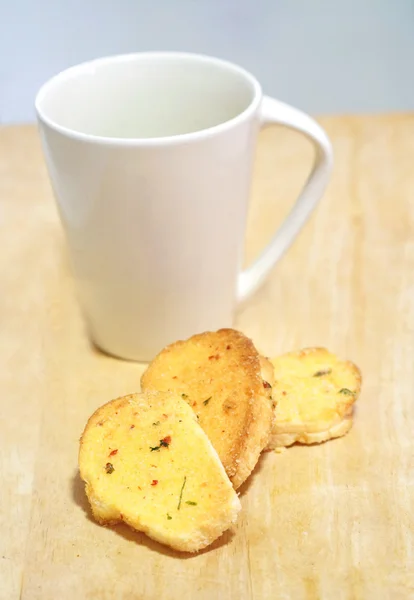 Garlic bread,crispy — Stock Photo, Image