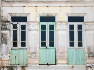 Vintage pencere harabe