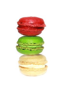 izole renkli macaroons