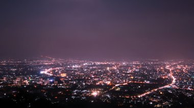 Chiang mai şehir manzaralı, çok yakın, Tayland