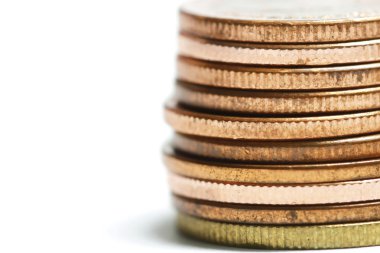 Bakır sikke yığını