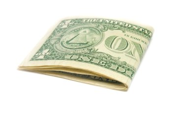 katlanmış bize dolar faturaları izole