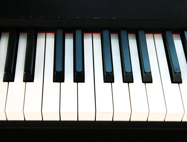 Piano nyckel bakgrund — Stockfoto