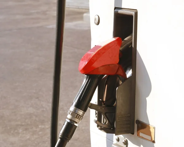 Red gas pump — Stock Photo, Image