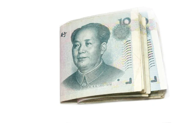 10 Yuan bills, China money — Stock Photo, Image