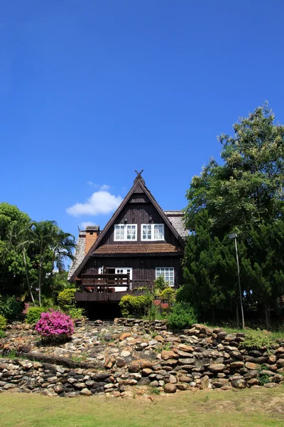 Log wood house — Stock Photo, Image