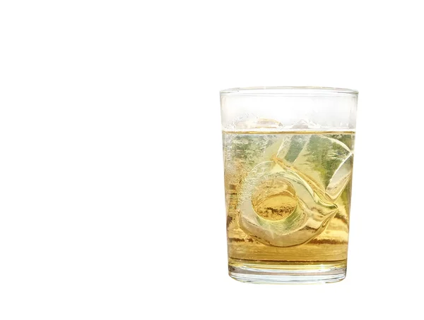 Alcohol glass isolated, drink — Stock Photo, Image
