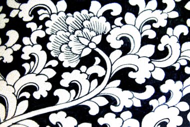 Lotus Boyama seramik potter arka plan