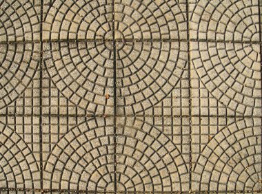 küçük beton karo zemin