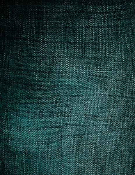 Yeşil eski kumaş dokusu — Stok fotoğraf
