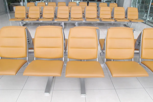 Seat in airport terminal — Stock Photo, Image