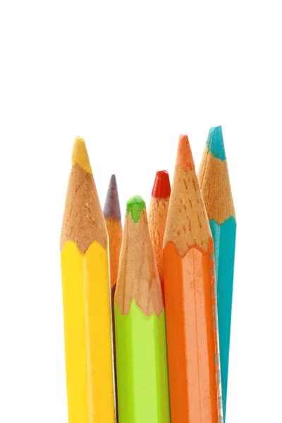 Pensil kayu berwarna-warni — Stok Foto
