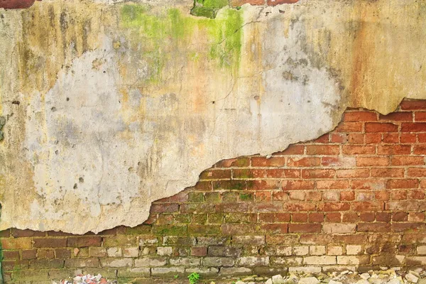 Alte Ruine Ziegelsteinmauer — Stockfoto