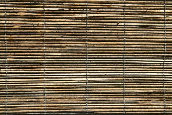 Textura de madera de bambú, artesanía tailandesa —  Fotos de Stock