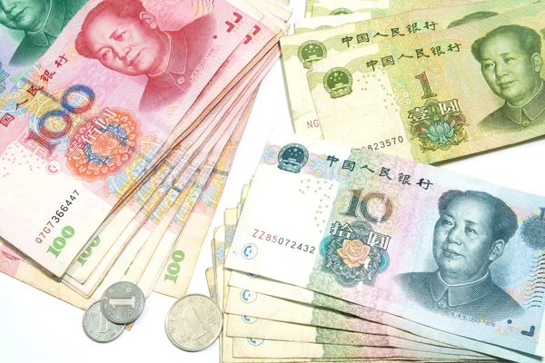 Yuan, China fundo dinheiro — Fotografia de Stock