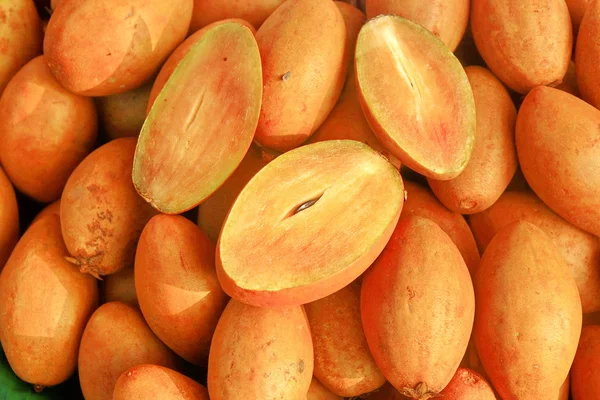 Sapodilla, Thai fruit — Stock Photo, Image