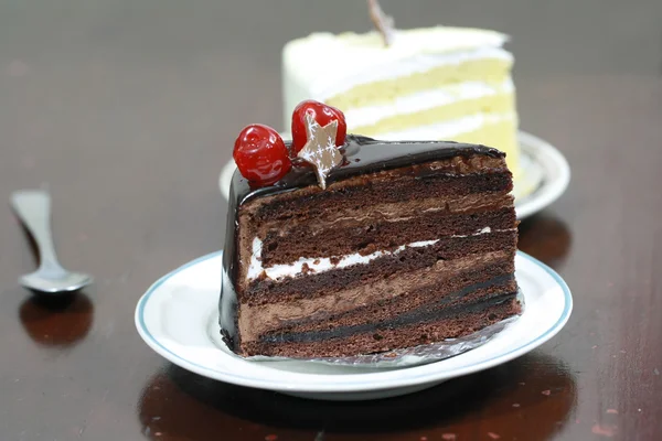 Torta al cioccolato — Foto Stock