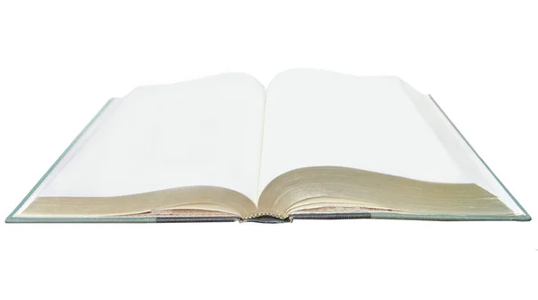 Un cuaderno en blanco abierto — Foto de Stock