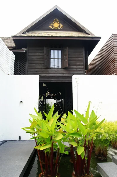 Thai traditional wood house — Stock Photo, Image