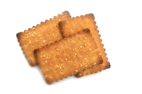 Cracker med socker — Stockfoto