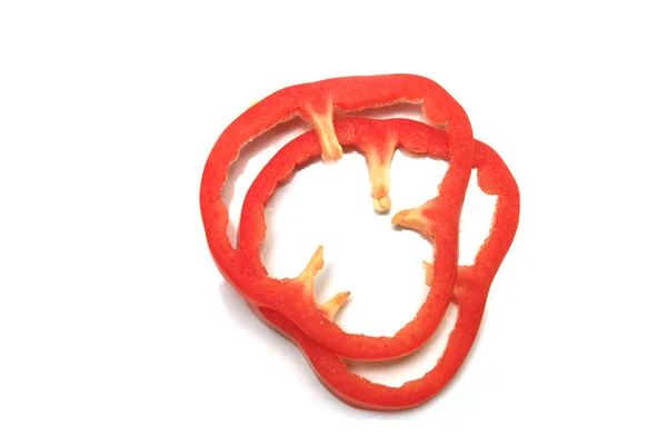 Paprika slice isolated — Stock Photo, Image