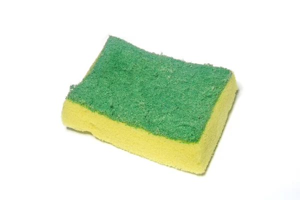 Yellow green sponge — Stock Photo, Image