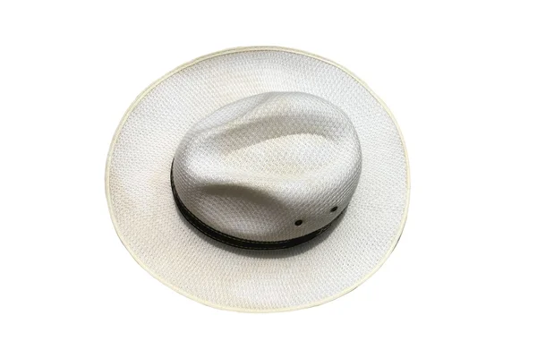 Vita män hatt — Stockfoto