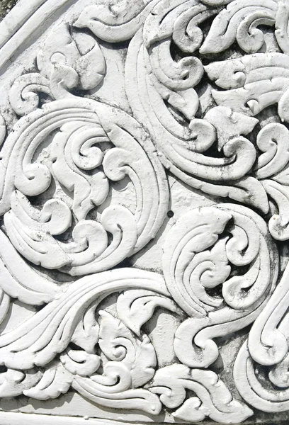 Thai art stucco wall, temple — Stock Photo, Image