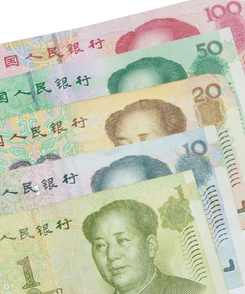 Yuan bills — Stock Photo, Image