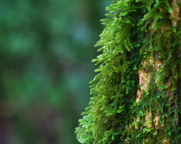 Close up moss on tree, Thailand — стоковое фото