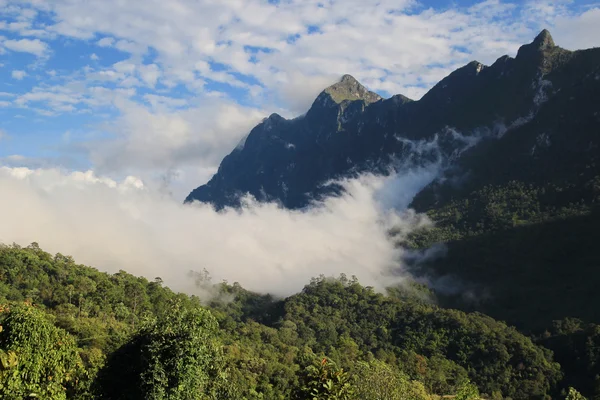 Cordillera en Chiang Mai, Tailandia (Doi Luang, Chiang Dao , — Foto de Stock