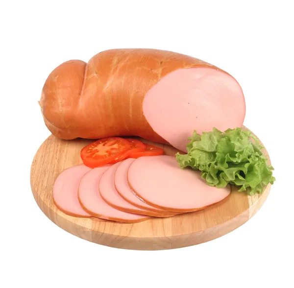 Sausage slices — Stock Photo, Image