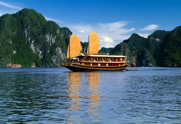 Vietnam barca a vela Fotografia Stock