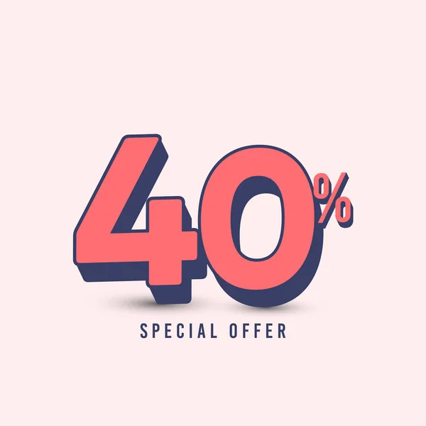 Discount Special Offer Label Vector Template Design Illustration — 스톡 벡터