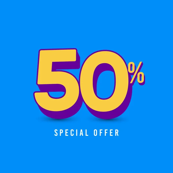 Discount Special Offer Label Vector Template Design Illustration — 스톡 벡터
