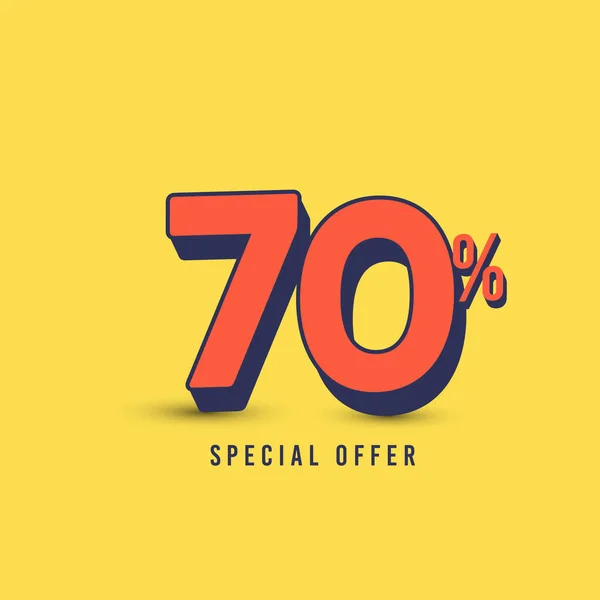 Discount Special Offer Label Vector Template Design Illustration — Stockvektor