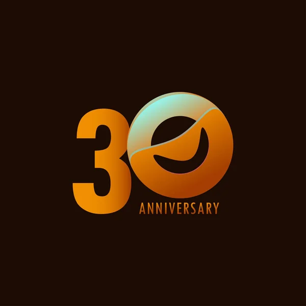 Years Anniversary Celebration Vector Template Design Illustration — Stock Vector