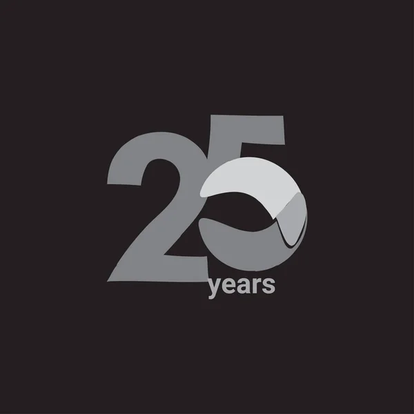 Years Anniversary Celebration Vector Template Design Illustration — Stock Vector