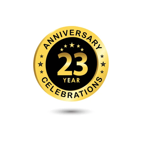 Years Anniversary Celebration Vector Template Design Illustration — Stock Vector