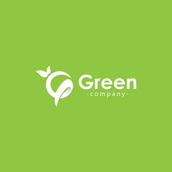 Green Company Logo Vector Template Design Illustration —  Vetores de Stock