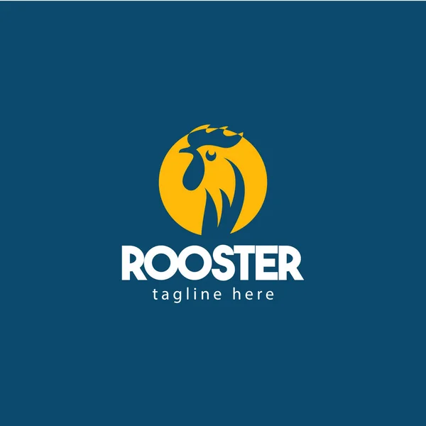 Rooster Logo Company Vector Template Design Illustration —  Vetores de Stock