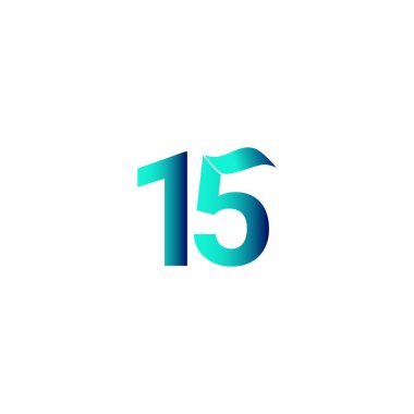 15. Yıl Kutlaması Vektör Şablonu Tasarım İllüstrasyonu