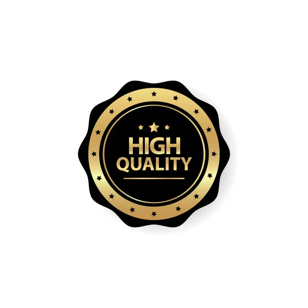 High Quality Badge Emblem Tag Label Vector Template Design Illustration — Archivo Imágenes Vectoriales