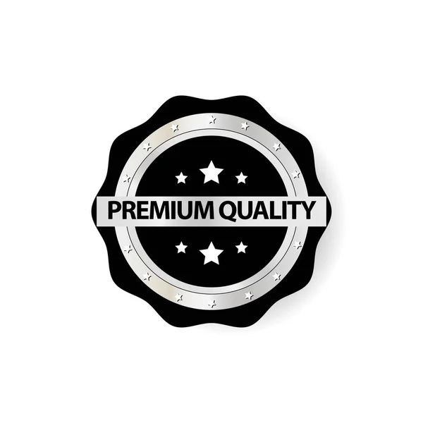 Premium Quality Badge Emblem Tag Label Vector Template Design Illustration — Stockvektor