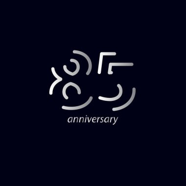 85 'inci yıl dönümü kutlama Vektör Şablonu Tasarım İllüstrasyonu