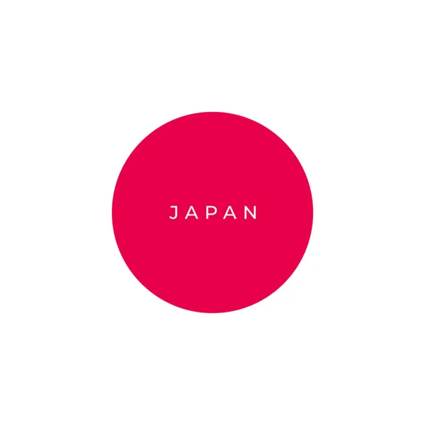 Japan Logo Label Design Template Vector Illustration — 图库矢量图片