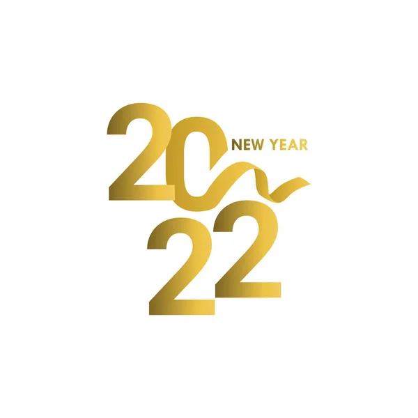 Happy New Year 2022 Celebration Vector Template Design Illustration — Image vectorielle