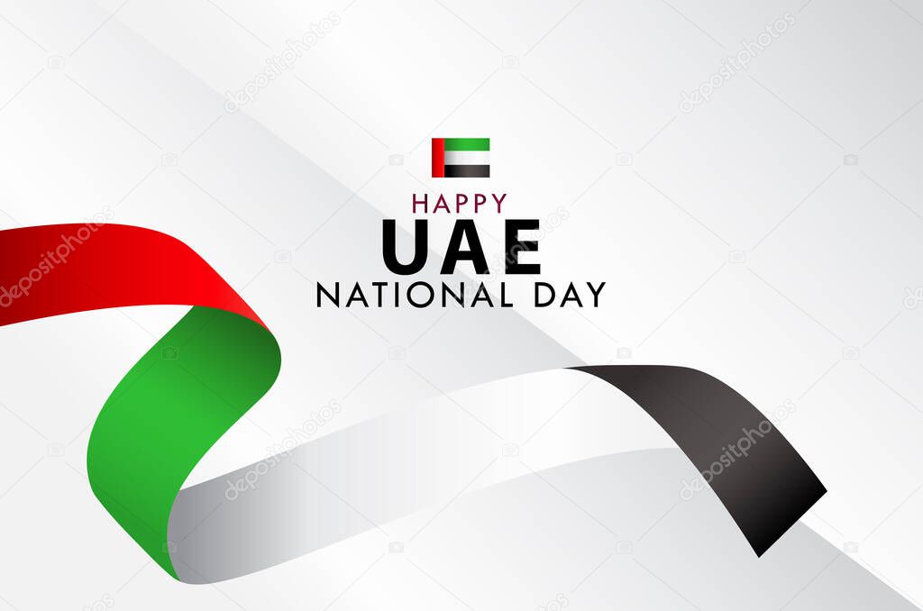 Happy UAE National Day Celebration Vector Template Design Illustration