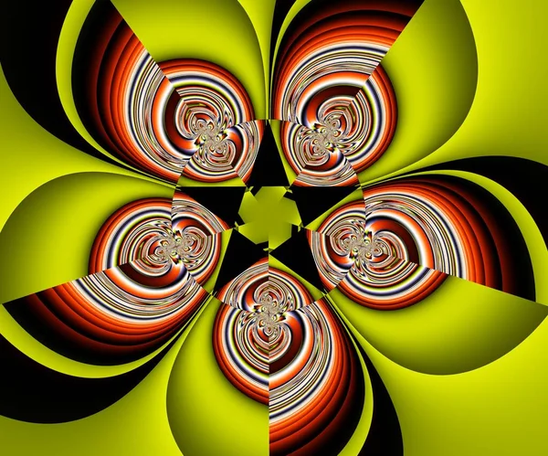 stock image Computer generated abstract colorful fractal artwork for creative design, art, home decoration and entertainment